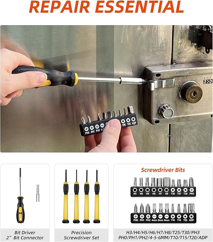 TriCraft™ 40-Piece Home Repair Toolkit