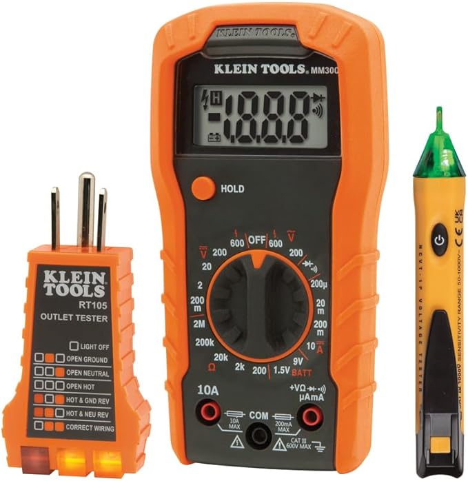VoltGuard™ Pro 3-in-1 Electrical Testing Kit